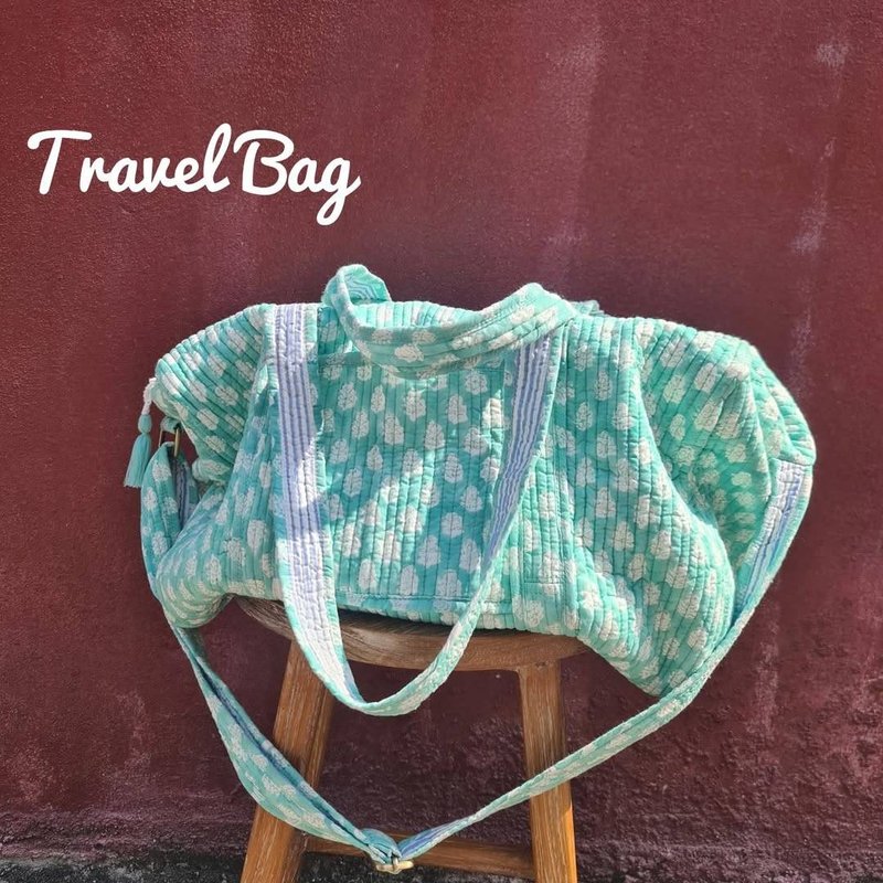 Traveller Bag Collection Fully Lined with 100% Cotton Pad - 行李箱/旅行袋 - 棉．麻 