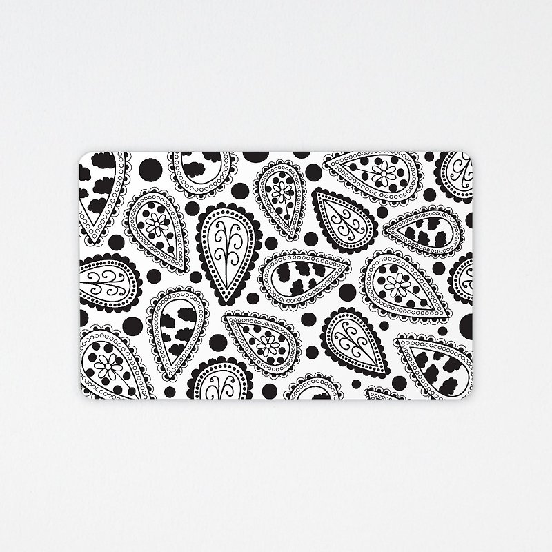 Paisley / Easy Travel Card / All-in-one Card - Other - Other Materials Black