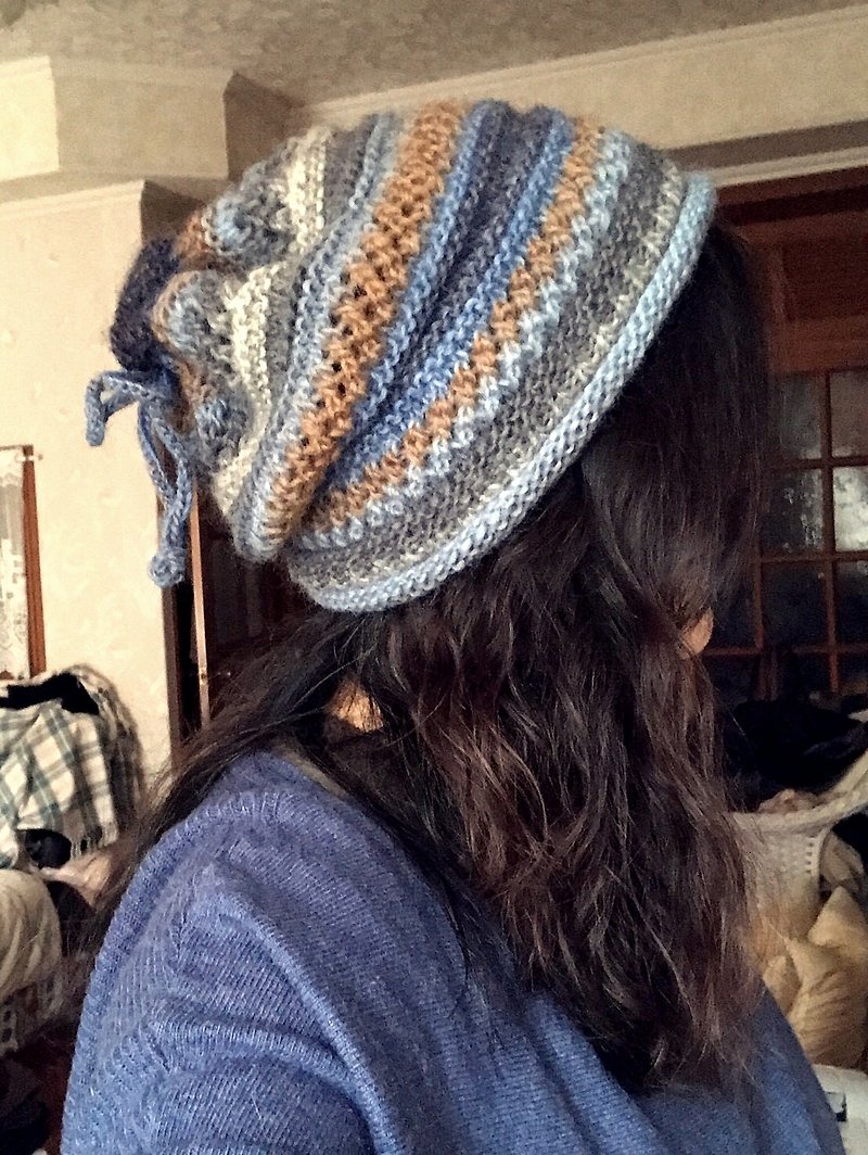 ChiChi hand-made-dual-purpose knitted hat/bib-woolen knitted woolen hat [dual-purpose series]
