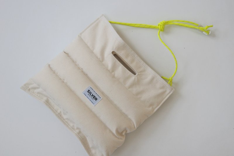 TOOTH(M) - Messenger Bags & Sling Bags - Cotton & Hemp White