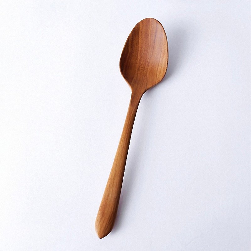 Lotus teak spoon