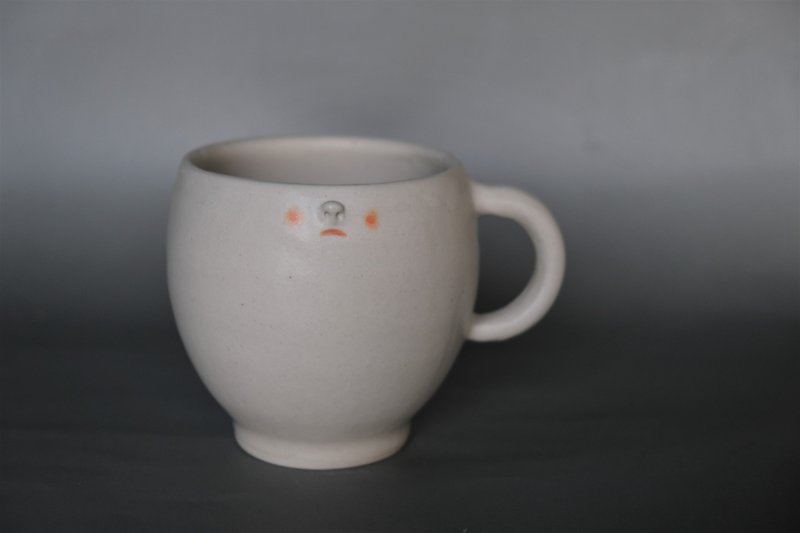 蘇三 YUME 030  -   陶瓷馬克杯 - 咖啡杯/馬克杯 - 陶 白色