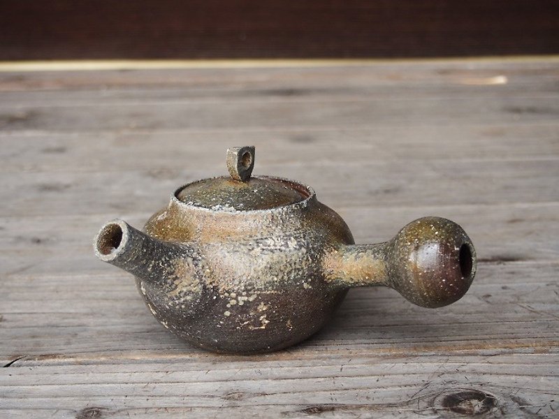 Bizen teapot (small) _k 2 - 006 - Teapots & Teacups - Pottery Brown