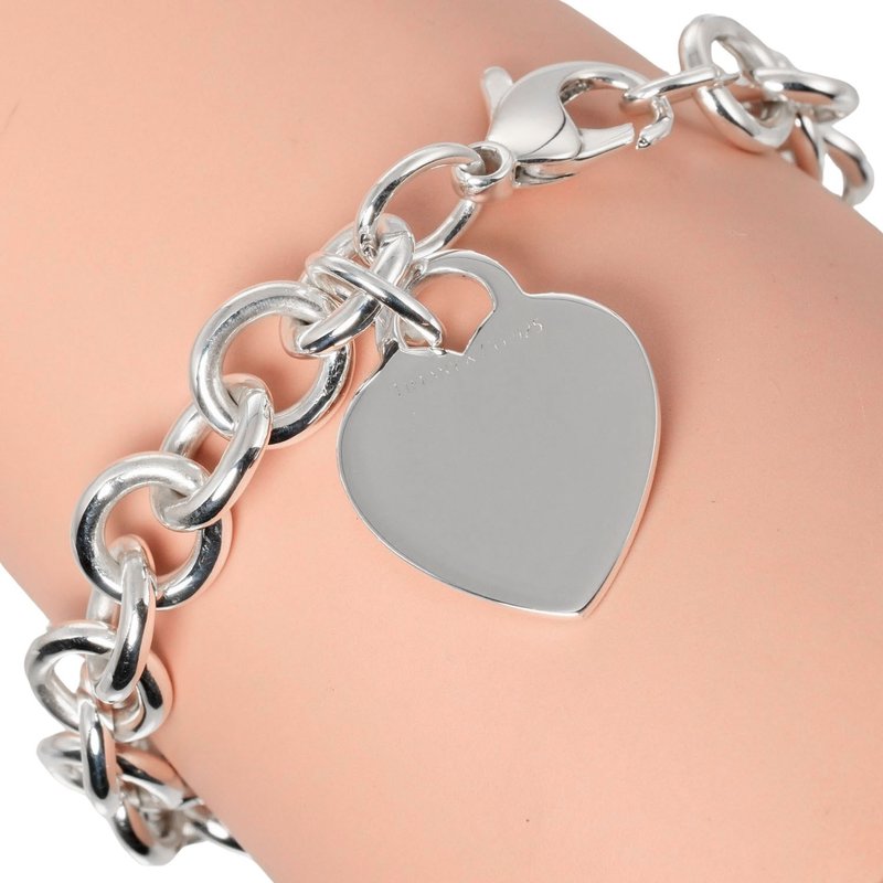 【日本直送】ティファニー リターントゥ ハートタグ ブレスレット シルバー925 TIFFANY&Co.【中古】Aランク - 手鍊/手環 - 銀 銀色