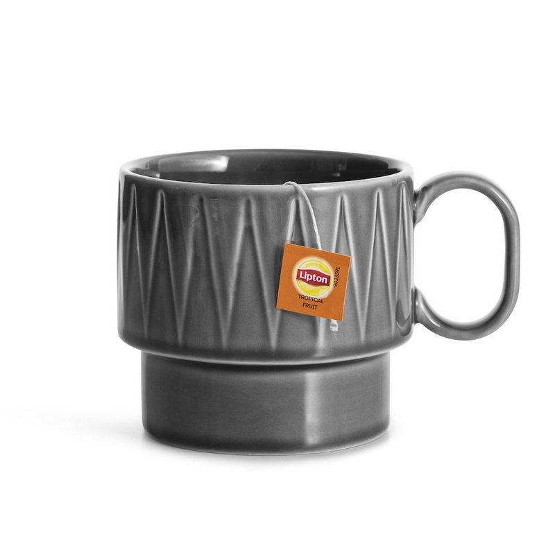 Coffee & More茶杯400ml-灰 - 其他杯子 - 其他材質 