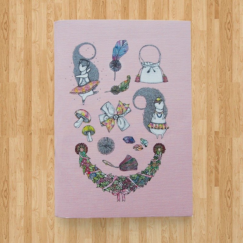 Notebook A6 - The Wonderland ( Pink )
