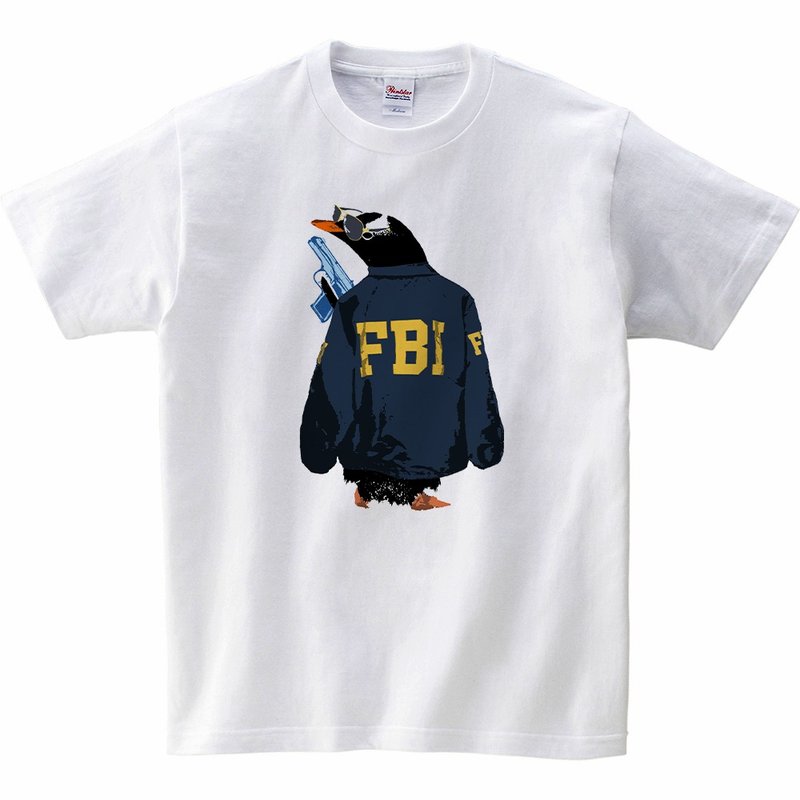 キッズTシャツ / FBI penguin - 男/女童裝 - 棉．麻 白色