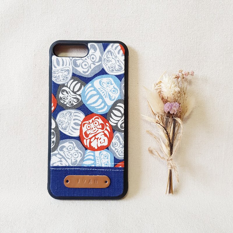 棉．麻 手機殼/手機套 藍色 - 【不倒翁】Iphone XS MAX 手機殼 最後一個