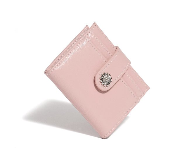 ◇LE MASQUE◇ Mini Daisy Photo Slot Coin Card Wallet Baby Pi Mini Daisy Photo Slot Card Holder Card Wallet black - LE