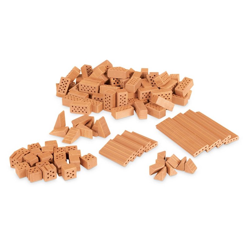 【德國teifoc】DIY益智磚塊建築玩具 綜合磚塊組 - TEI4090 - 零件/散裝材料/工具 - 其他材質 紅色
