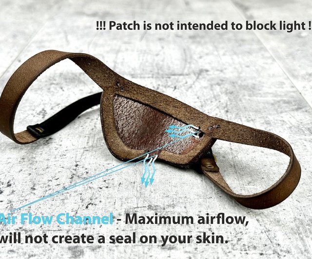 How to make a leather eye patch