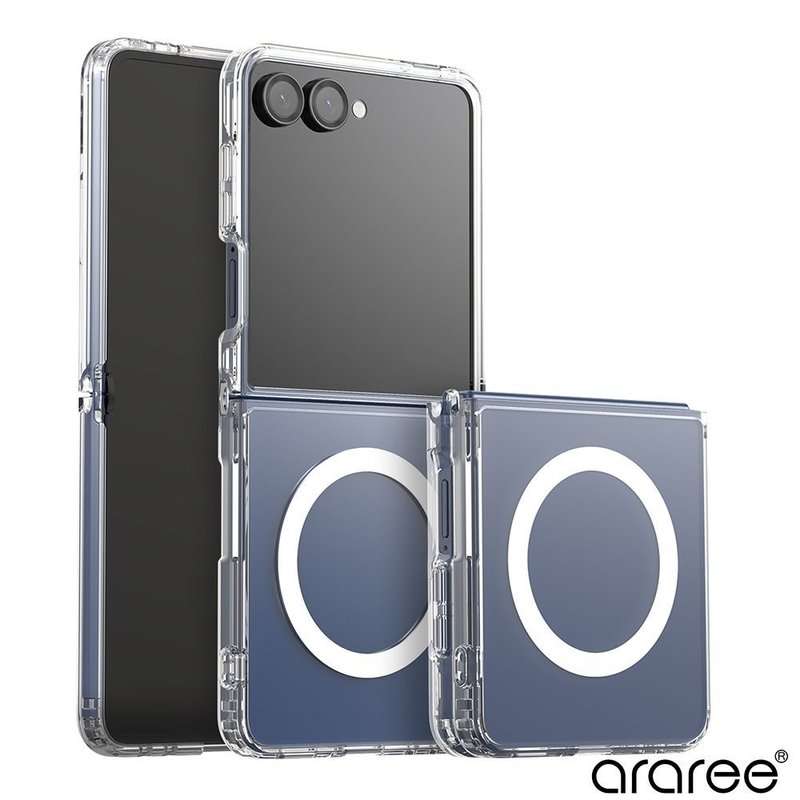 Araree Samsung Galaxy Z Filp 7 Duple M 磁吸Magsafe透明手機套 - 手機殼/手機套 - 其他材質 