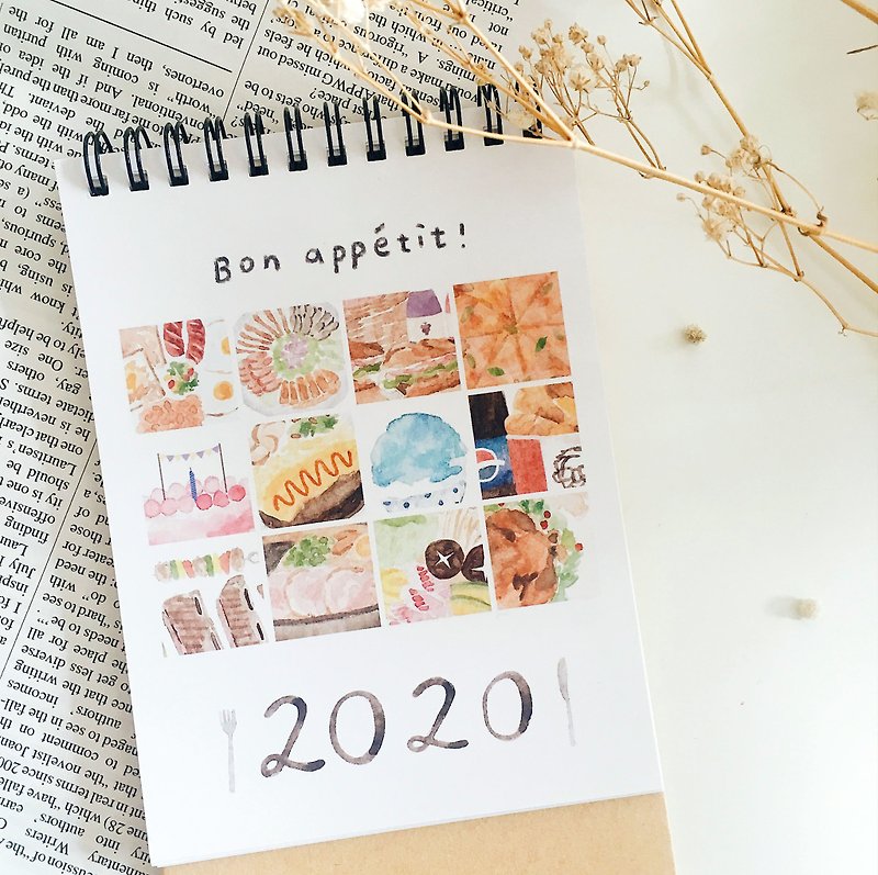 Bon Appétit, 2020! / 2020 Table Calendar - ปฏิทิน - กระดาษ 