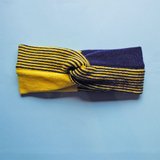 Studio Chiia * French Handmade Hair - Two-tone Twist - Navy Blue