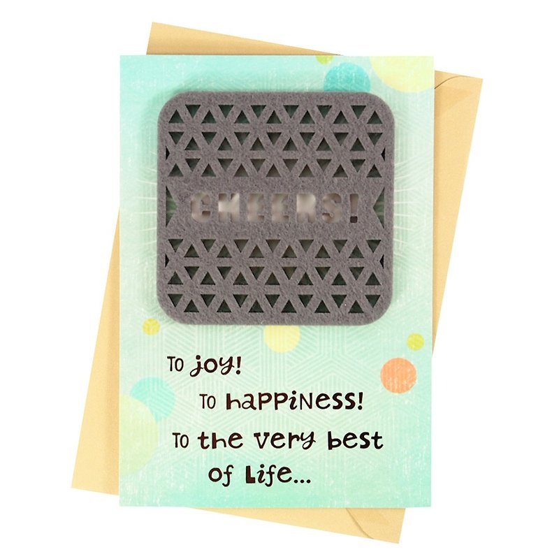 For the best and best life [Hallmark-Creative Handmade Card Birthday Wishes] - การ์ด/โปสการ์ด - กระดาษ สีเขียว