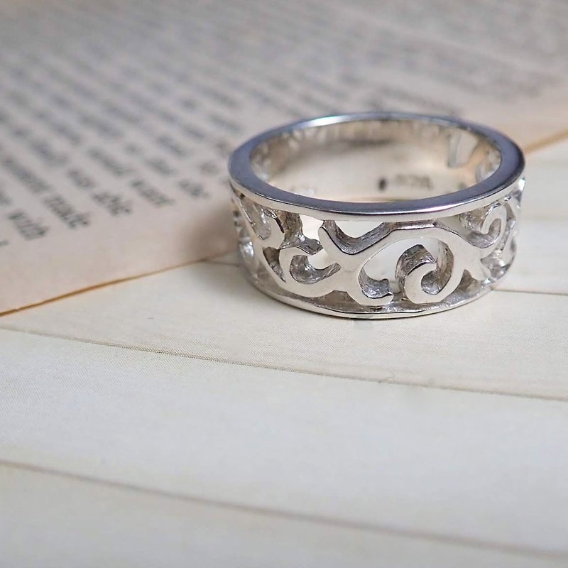 【比法一生】純銀戒指— 魔女的條件  純銀925手作飾品 - 戒指 - 銀 銀色