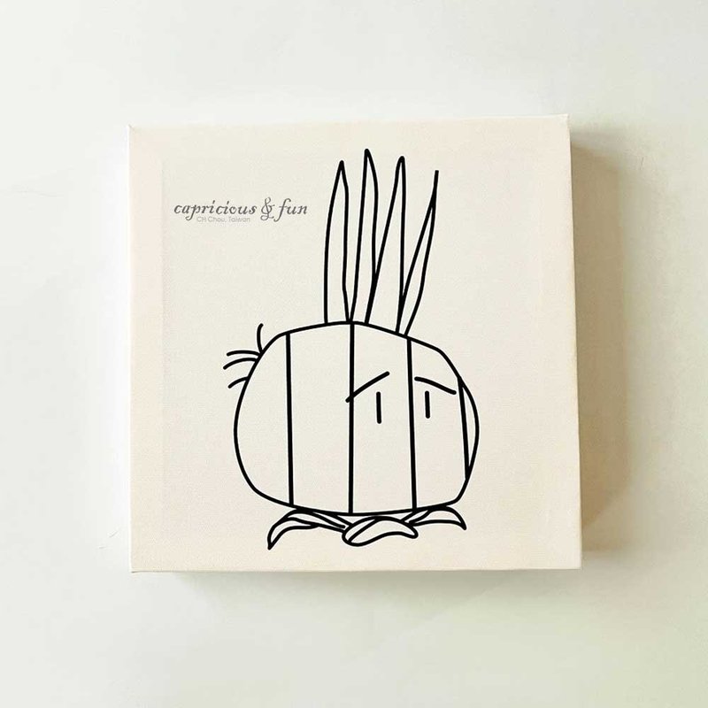 洋蔥│無框畫canvas print - 海報/掛畫/掛布 - 木頭 