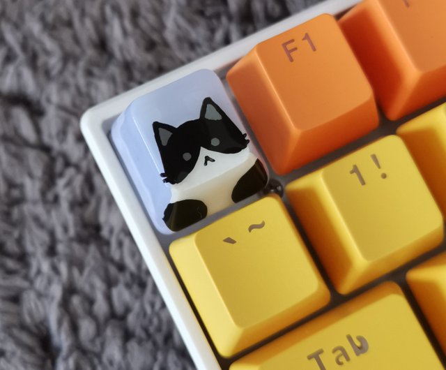 cow cat keycaps