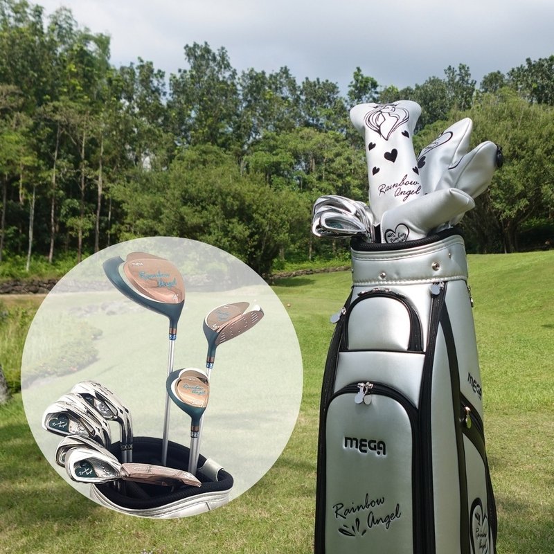 【MEGA GOLF】Emerald Queen Women’s Club Set 3W6I1PT Japanese Standard with 1.4.UT Wooden Club Cover - อุปกรณ์ฟิตเนส - วัสดุอื่นๆ สีเงิน