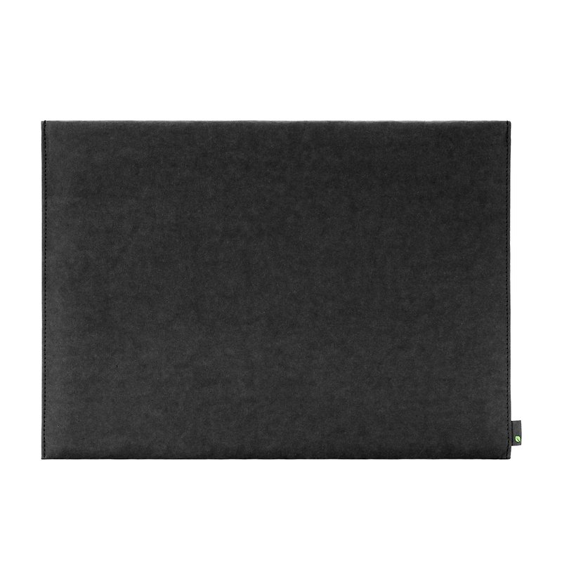 ecoNEUE 15-16インチ磁気ラップトップインナーバッグ付きケーススリップスリーブ（ブラック） - PCバッグ - サステナブル素材 ブラック
