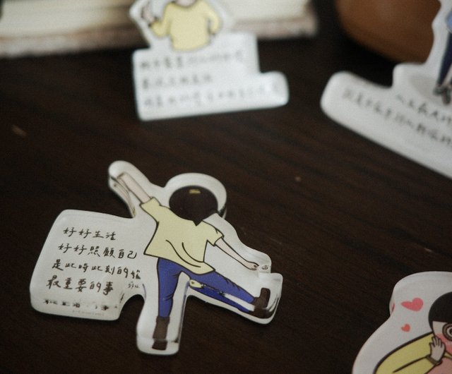 愛自己シリーズ アクリルマグネット ・癒しグッズ・透明感 - ショップ