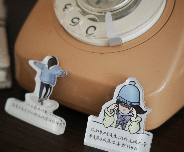 愛自己シリーズ アクリルマグネット ・癒しグッズ・透明感 - ショップ