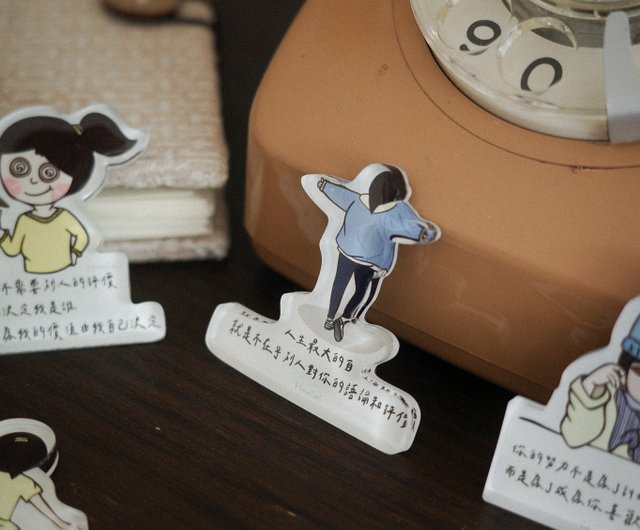 愛自己シリーズ アクリルマグネット ・癒しグッズ・透明感 - ショップ