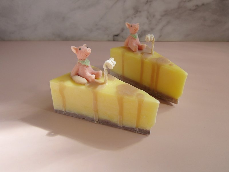 [Customized] Cheesecake Scented Candle - Candles & Candle Holders - Wax Yellow
