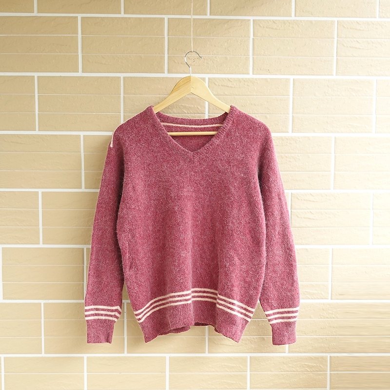│Slowly│ rust red brick - vintage sweater │vintage. Vintage.