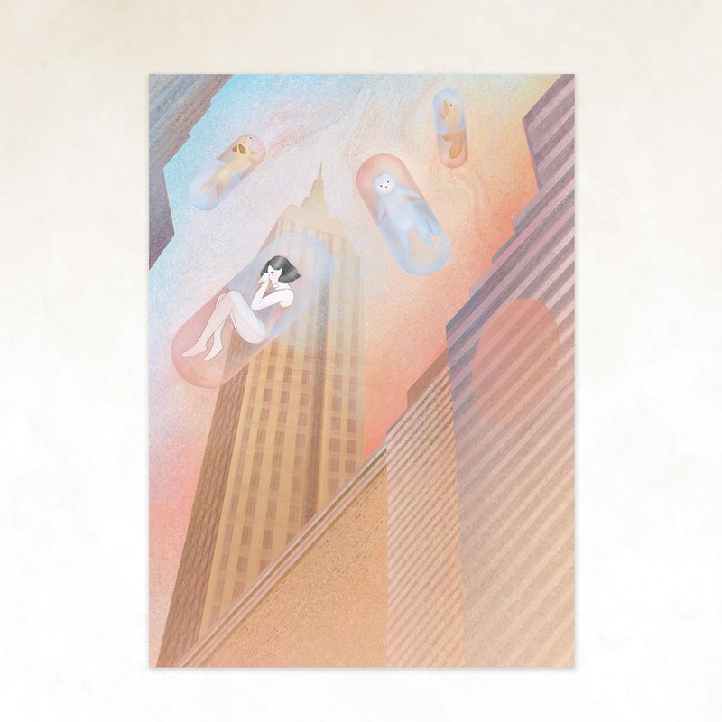 遊紀 ⁄  7月 / 畫卡 - 卡片/明信片 - 紙 多色