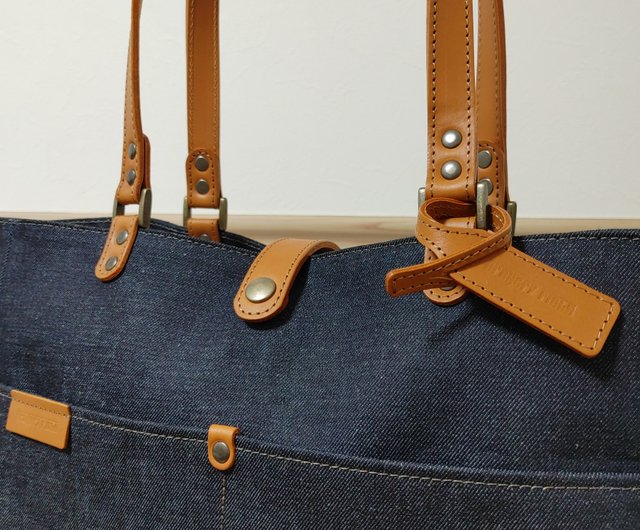 Denim Style Denim Tote Bag LC-ML Indigo - Shop braveryfield Handbags &  Totes - Pinkoi