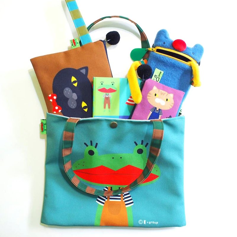 Lucky bag Goody Bag E*group Lucky bag super value ABC set exchange gift - กระเป๋าถือ - ผ้าฝ้าย/ผ้าลินิน หลากหลายสี