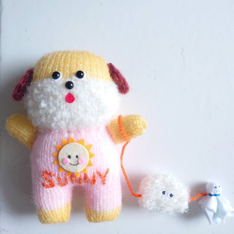 Stuffed Animals Amigurumi Dog Motto - ตุ๊กตา - ขนแกะ สีเหลือง