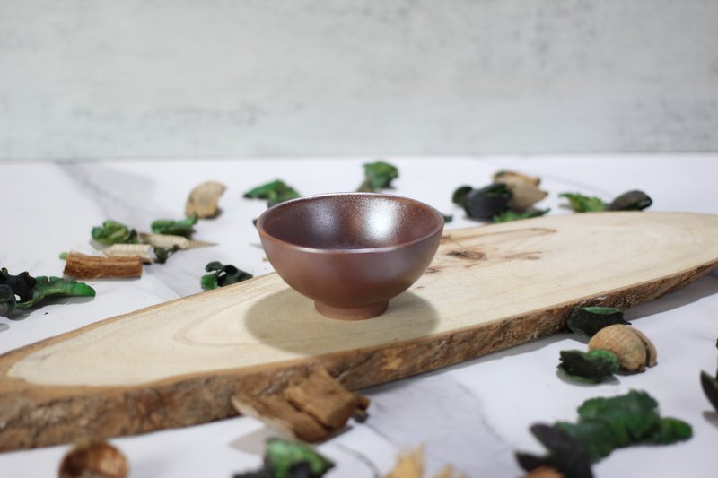 【送禮好物】60ml 柴燒 天然落灰 茶杯 鶯歌名家葉敏祥作 - 茶壺/茶杯/茶具 - 瓷 