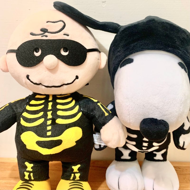 史努比 玩偶 查理布朗 玩偶 snoopy 變裝玩偶 公仔 - 公仔/玩偶 - 聚酯纖維 黃色