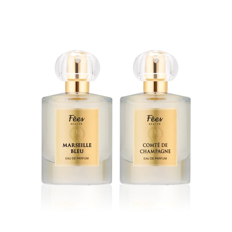 【Fees Beaute法緻】法式香氛淡香精50ml(碧藍馬賽/香檳伯爵) - 香水/香膏 - 其他材質 白色