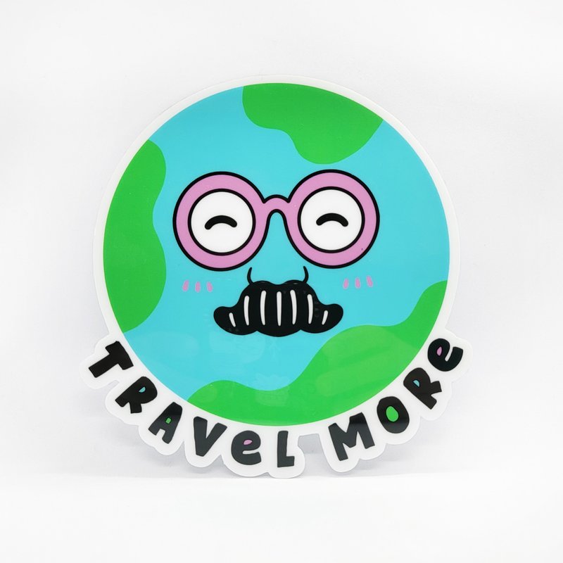 Travel More | Car Sticker | Luggage Sticker | malut - Stickers - Paper 