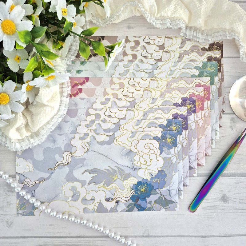 Oriental design paper(memo)_June_2 - 貼紙 - 紙 