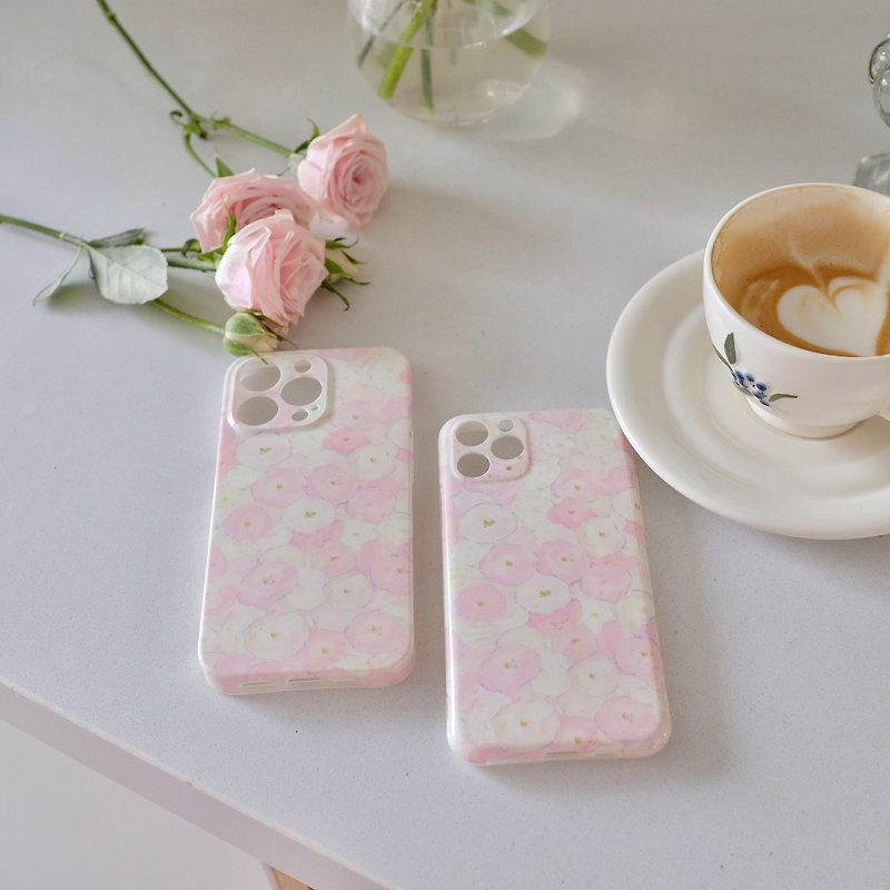 桔梗園 iPhoneケース - スマホアクセサリー - プラスチック ピンク