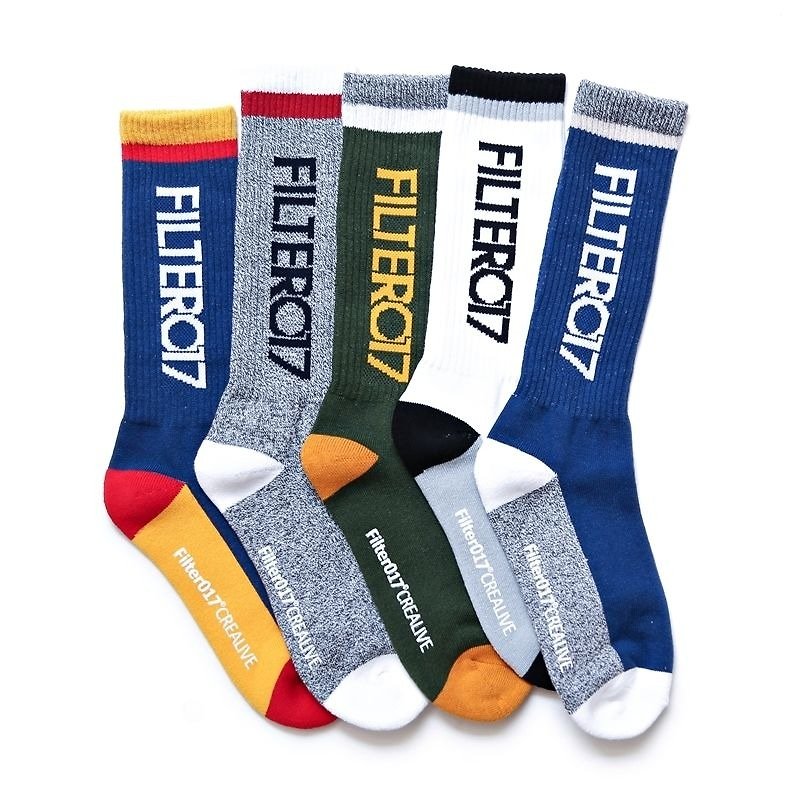 Filter017 Design Fonts Sport Socks 設計字體運動襪 - 襪子 - 棉．麻 