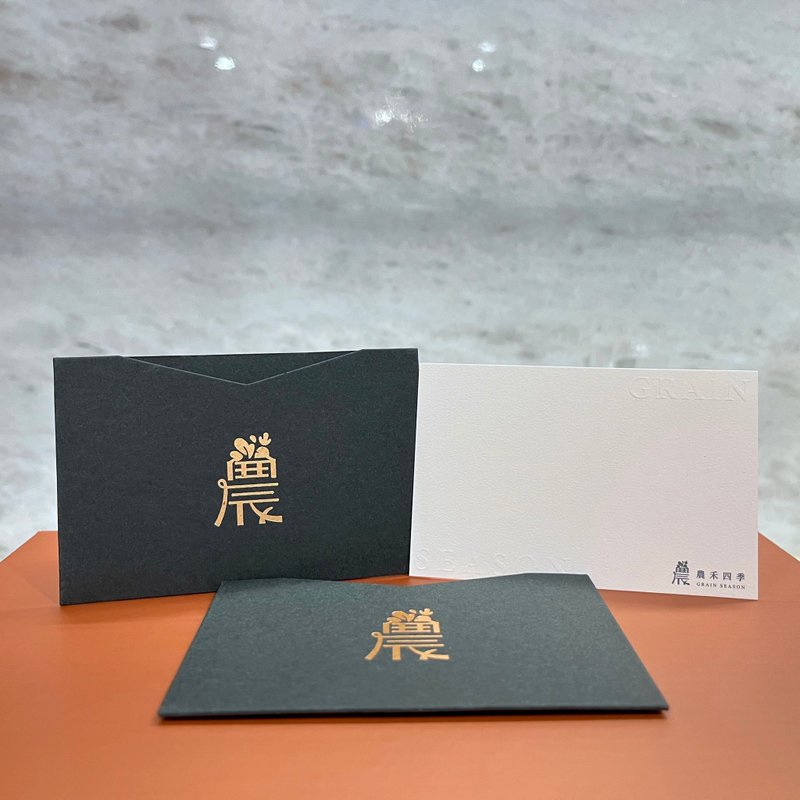 Add-on item [Nonghe Four Seasons | New Philosophy of Gifting] Gift Card (Including Envelope Cover) - การ์ด/โปสการ์ด - กระดาษ สีเขียว