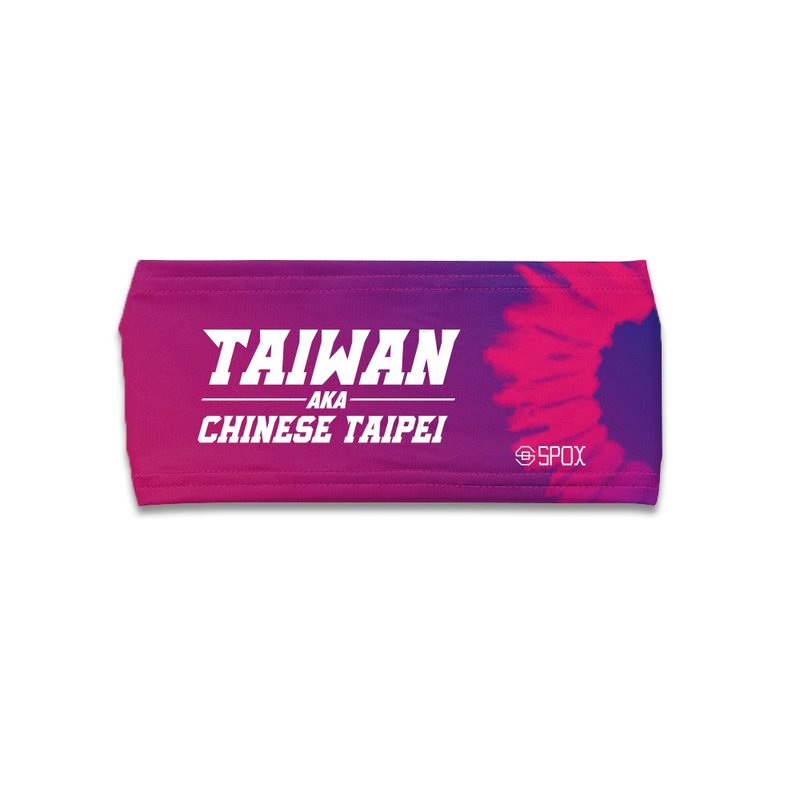 【TEAM TAIWAN 挺台灣】團結渣染 / 速乾排汗頭帶 - 運動配件 - 聚酯纖維 多色