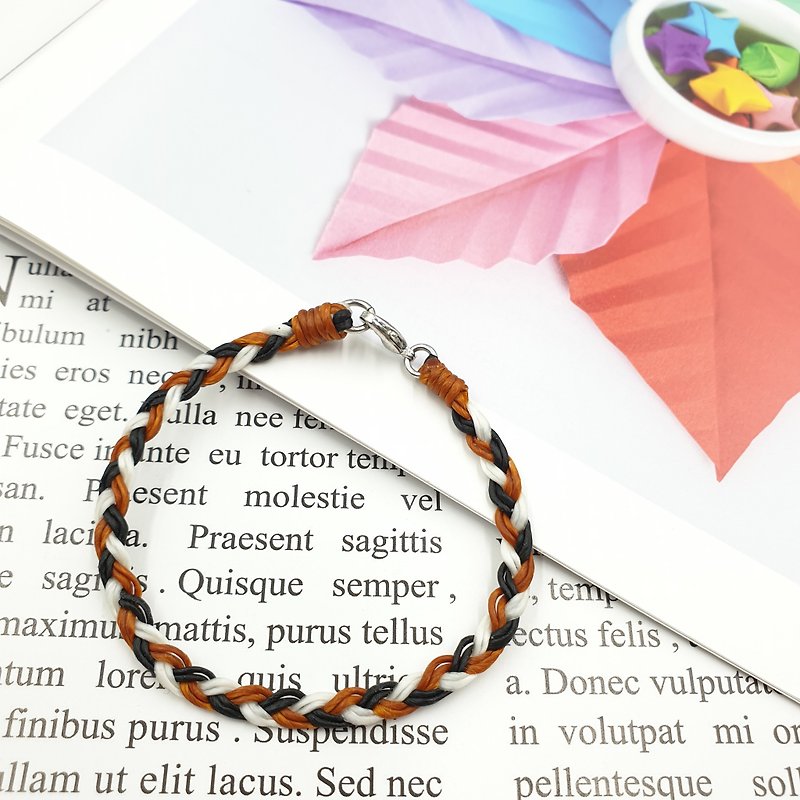 Z-59 Thai silk Wax thread (six-strand braid) @Color can be matched with surfing leg rope lucky bracelet - สร้อยข้อมือ - วัสดุกันนำ้ 