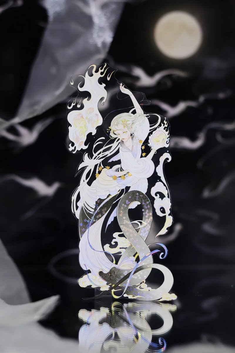 神女賦 霊光の乙女 PET 紙膠帶 貝殼光 10米卷 - 膠紙/膠帶/紙膠帶 - 塑膠 多色