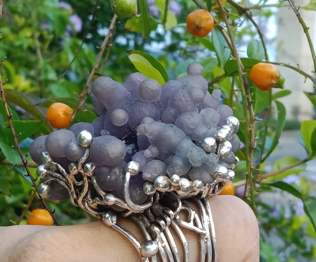メキシカンジュエリー　925 バングル　ブドウ メキシカンジュエリー 925 バングル ブドウ グレープアゲート