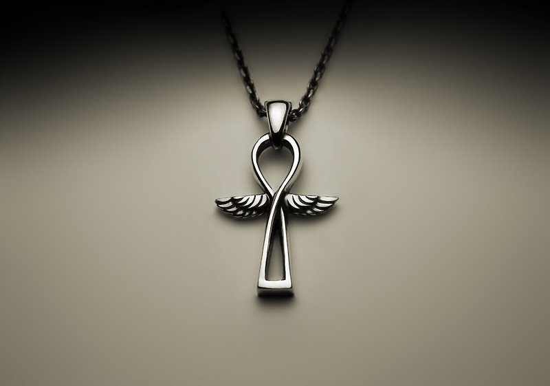 Egyptian Anka Talisman of Life Necklace - Necklaces - Other Metals Silver