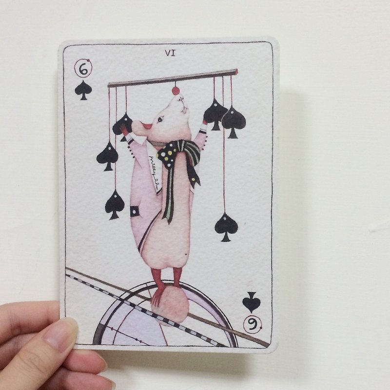 サーカスサーカスマウスマウス - カード・はがき - 紙 カーキ
