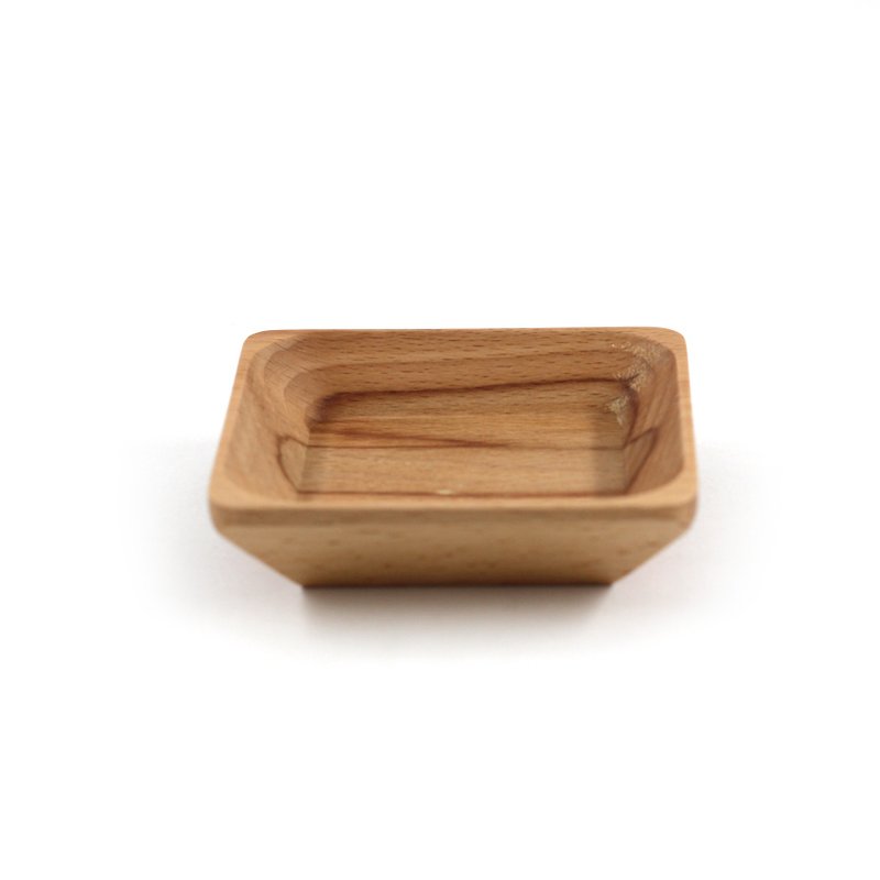 |喬木|木製四角いソースプレート/木製プレート/ソースプレート/リフレッシュメントプレート/小皿/小皿