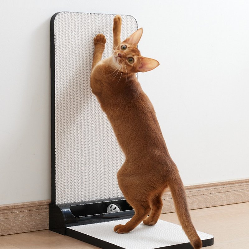 L-shaped vertical single-sided cat scratching board - Scratchers & Cat Furniture - Paper 