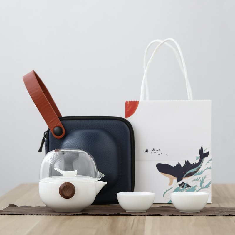 ZESEE | 鯤 旅行茶具 - 茶壺/茶杯/茶具 - 瓷 白色
